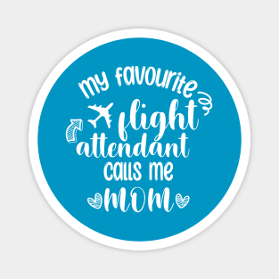 flight attendant mom Magnet